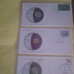Coins of All Nations Collectible Envelopes